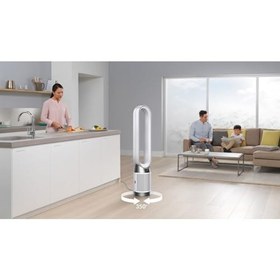 تصویر دستگاه تصفیه هوا یا هواساز دایسون | DYSON Air Purifier TP10 White & Silver 