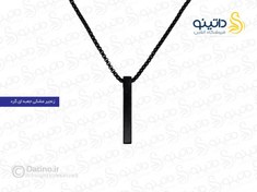 تصویر گردنبند استیل مکعب عشق سایز ۶۰ سانتیمتر با زنجیر ضخیم 