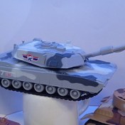 تصویر تانک فلزی نیمه توسی خاکی کرم 