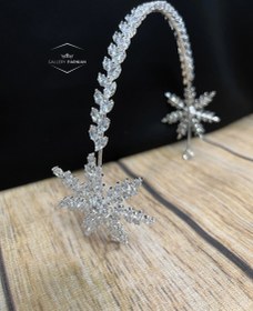 تصویر تاج عروس کد A30 Bridal Tiara Code A30