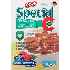 تصویر غلات صبحانه کوپا با طعم گندم و برنج مقدار 300 گرم Copa breakfast cereals with wheat and rice flavor - 300 g