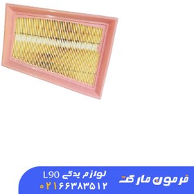 تصویر فیلتر هوا خودرو فیلتر کرمان مدل 857/28 مناسب برای ال 90 کد 51254 Car air filter Kerman model 857/28 suitable for L90