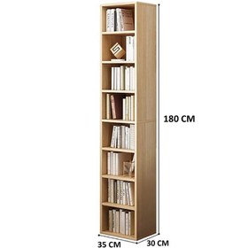 تصویر کتابخانه مدل E27 با جنس ملامینه 