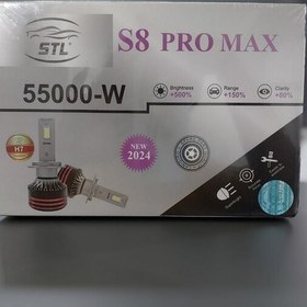 تصویر هدلایت S8 PROMAX - H4 ا S8 PRO MAX LED HEADLIGHT S8 PRO MAX LED HEADLIGHT