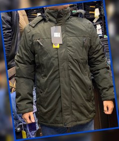 تصویر کاپشن برزنت بادماسنج وارداتی ضد اب ضدباد باکیفیت - برزنت ضد اب ضد باد با دماسنج / 