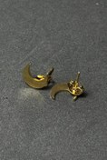تصویر گوشواره میخی - گوشواره میخی ماه stud earrings
