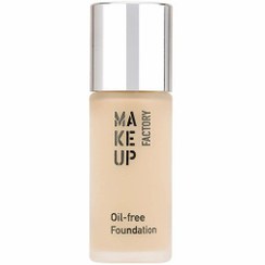 تصویر کرم پودر فاقد چربی شماره 02 میکاپ فکتوری MAKEUP FACTORY مناسب پوست چرب مدل Oil-free حجم 20 میل 02 MAKEUP FACTORY OIL FREE FOUNDATION