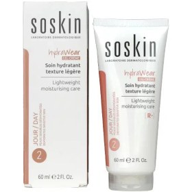 تصویر مرطوب کننده صورت لایت ساسکین مدل Lightweight حجم 60 میلی لیتر Soskin hydrawear lightweight moisturising care 60ml