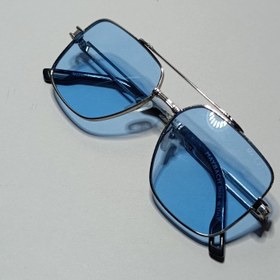 تصویر عینک میباخ شب روز فلزی uv400 - ابی 