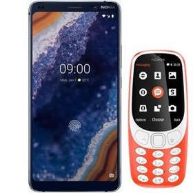 تصویر گوشی نوکیا PureView 9 | حافظه 128 رم 6 گیگابایت به همراه نوکیا 3310 Nokia 9 PureView 128/6 GB with Nokia 3310