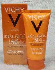 تصویر فلوئید ضد آفتاب ویشی سری Ideal Soleil مدل Dry Touch حجم 50 میلی لیتر Vichy Dry Touch Ideal Soleil spf50 Sunscreen Fluid 50ml 