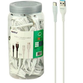 تصویر کابل تایپ سی فست شارژ Nitu NC129 3A 1.2m بسته 20 عددی Nitu NC129 1.2m Type-C Cable Pack Of 40