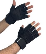 تصویر دستکش بدنسازی گلدز جیم مچ بند دار حرفه‌ای 