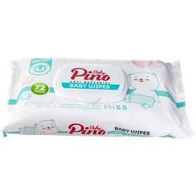 تصویر دستمال مرطوب کودک پینو بیبی 120 عددی Pino Baby wet wipes 120pcs