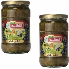 تصویر ترشی لیته انتخاب - 670 گرم بسته دو عددی 