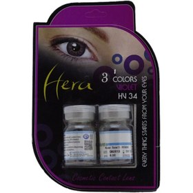 تصویر لنز چشم هرا (Hera) بنفش سه رنگ شماره HV34 ا Hera Purple Tricolor Eye Lens No. HV34 Hera Purple Tricolor Eye Lens No. HV34