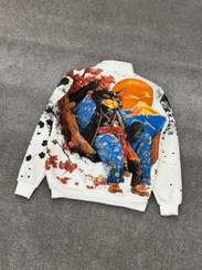 تصویر دورس نیم زیپ - سفید / 2xl 