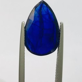 تصویر نگین یاقوت کبود اصل آفریقا سایز 12*18 