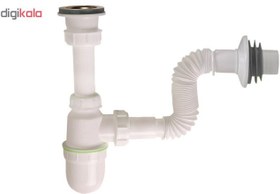 تصویر سیفون روشویی و ظرفشویی کد 2001 N 