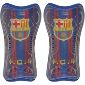 تصویر ساق بند فوتبال مدل بارسلونا بسته 2 عددی 