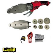 تصویر اتو لوله محک مدل PW-1500 با کیف فلزی و لوازم 