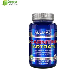 تصویر ال کارنیتین ال تارترات آلمکس 120 عددی_Allmax L-Carnitine +L-Tartrate 