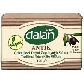 تصویر صابون گیاهی روغن زیتون طبیعی دالان دُلیو مدل آنتیک وزن 170 گرم LEDORASHOP Dalan Antik Vegan Olive Oil Soap Bar 170gr