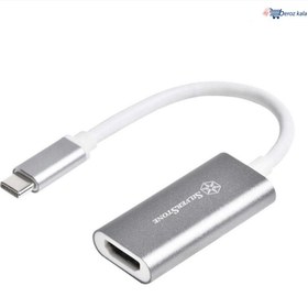 تصویر مبدل USB-C به HDMI سیلوراستون مدل SST-EP07C-E SilverStone SST-EP07C-E USB 3.1 Type-C to HDMI V2.0b Converter