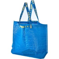 تصویر کیف قابل حمل متوسط آبی 36 لیتری ایکیا مدل IKEA FRAKTA ا IKEA FRAKTA carrier bag medium blue 45x18x45 cm 36 l IKEA FRAKTA carrier bag medium blue 45x18x45 cm 36 l