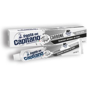 تصویر خمیر دندان حاوی ذغال کاپیتانو Capitano pasta del charcoal toothpaste