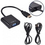تصویر تبدیل HDMI به VGA دی نت مدل DT403 با خروجی صدا 