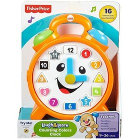 تصویر بازی آموزشی ساعت شماطه‌دار (Fisher Price) 