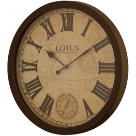 تصویر ساعت دیواری چوبی لوتوس مدل BRIER کد W-8838 ا W-8838-BRIER W-8838-BRIER