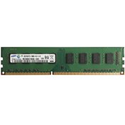 تصویر رم دسکتاپ DDR3 تک کاناله 1333 مگاهرتز CL11 سامسونگ مدل PC3-10600U ظرفیت 4 گیگابایت 