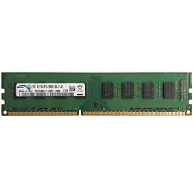 تصویر رم دسکتاپ DDR3 تک کاناله 1333 مگاهرتز CL11 سامسونگ مدل PC3-10600U ظرفیت 4 گیگابایت 