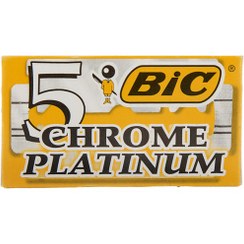 تصویر تیغ یدک بیک مدل Platinum Chromium بسته ۵ عددی 