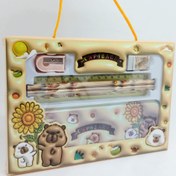 تصویر پک هدیه لوازم التحریر مدل 6 تکه - طرح 3 کاپی بارا Stationery gift pack, 6 pieces