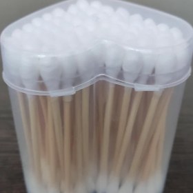 تصویر گوش پاکن دسته چوبی 