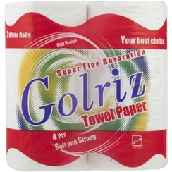 تصویر دستمال حوله ای گلریز بسته2 عددی 