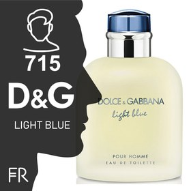 تصویر ادکلن مردانه کد 715 بارگلو 50 میل رایحه لایت بلو از دولچه گابانه Light Blue (Dolce & Gabanna)