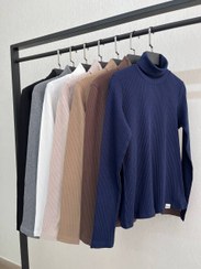 تصویر بلوز يقه اسكي كبريتي 