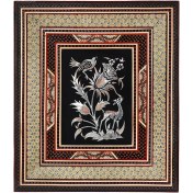 تصویر قاب 18*24 ترنج قلم زنی 