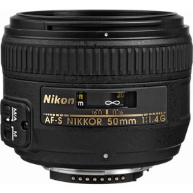 تصویر لنز نرمال نيکون – Nikon AF-S NIKKOR 50mm f/1.4G – جدی کالا Nikon AF-S NIKKOR 50mm f/1.4G