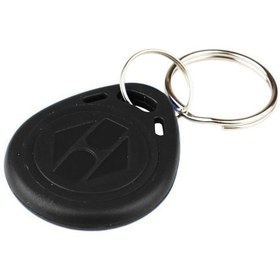 تصویر تگ RFID 125KHZ مشکی مدل جاکلیدی 