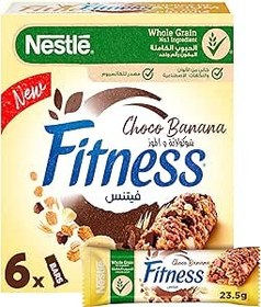 تصویر نستله فیتنس میله غلات موز Choco 23.5 گرمی، بسته 6 عددی - ارسال 20 روز کاری Nestle Fitness Choco Banana Cereal Bars 23.5g, Pack of 6