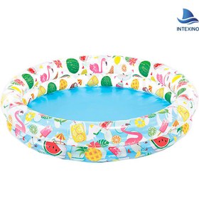 تصویر استخر بادی بچگانه اینتکس طرح میوه ای کد 59421 