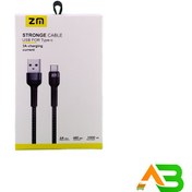 تصویر کابل شارژ Type-c برند ZM مدل Strong cable ZM Type-c Strong Cable