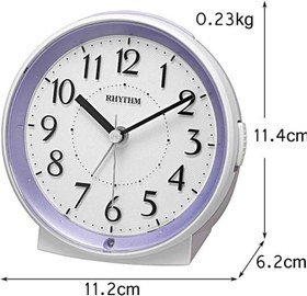 تصویر ساعت رومیزی ریتم (RHYTHM) مدل 8RE669SR1 Rhythm Table Clock - 8RE669SR1