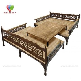 تصویر تخت سنتی چوبی کد 263 