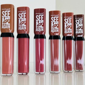 تصویر رژمایع نوود مخملی گوشتی مانگاری بالا Lipgloss